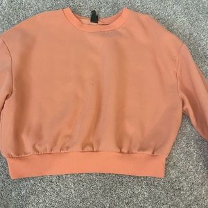 Target Coral Pink Crew Sweatshirt Juniors XXL